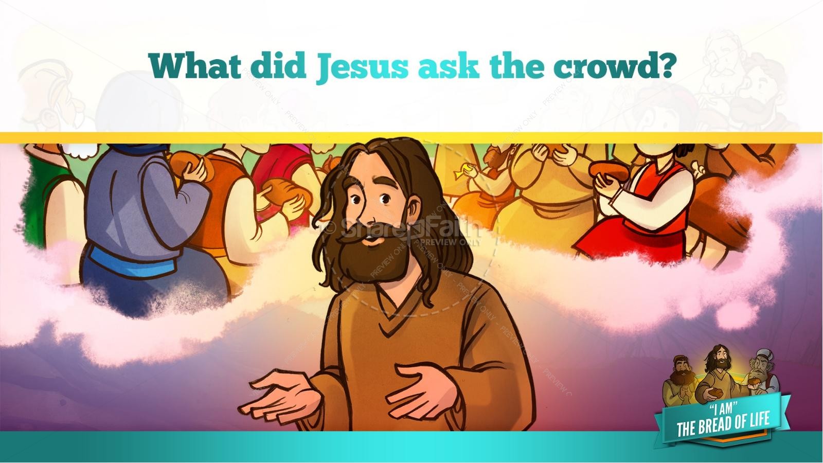 John 6 Bread of Life Kids Bible Stories | slide 19