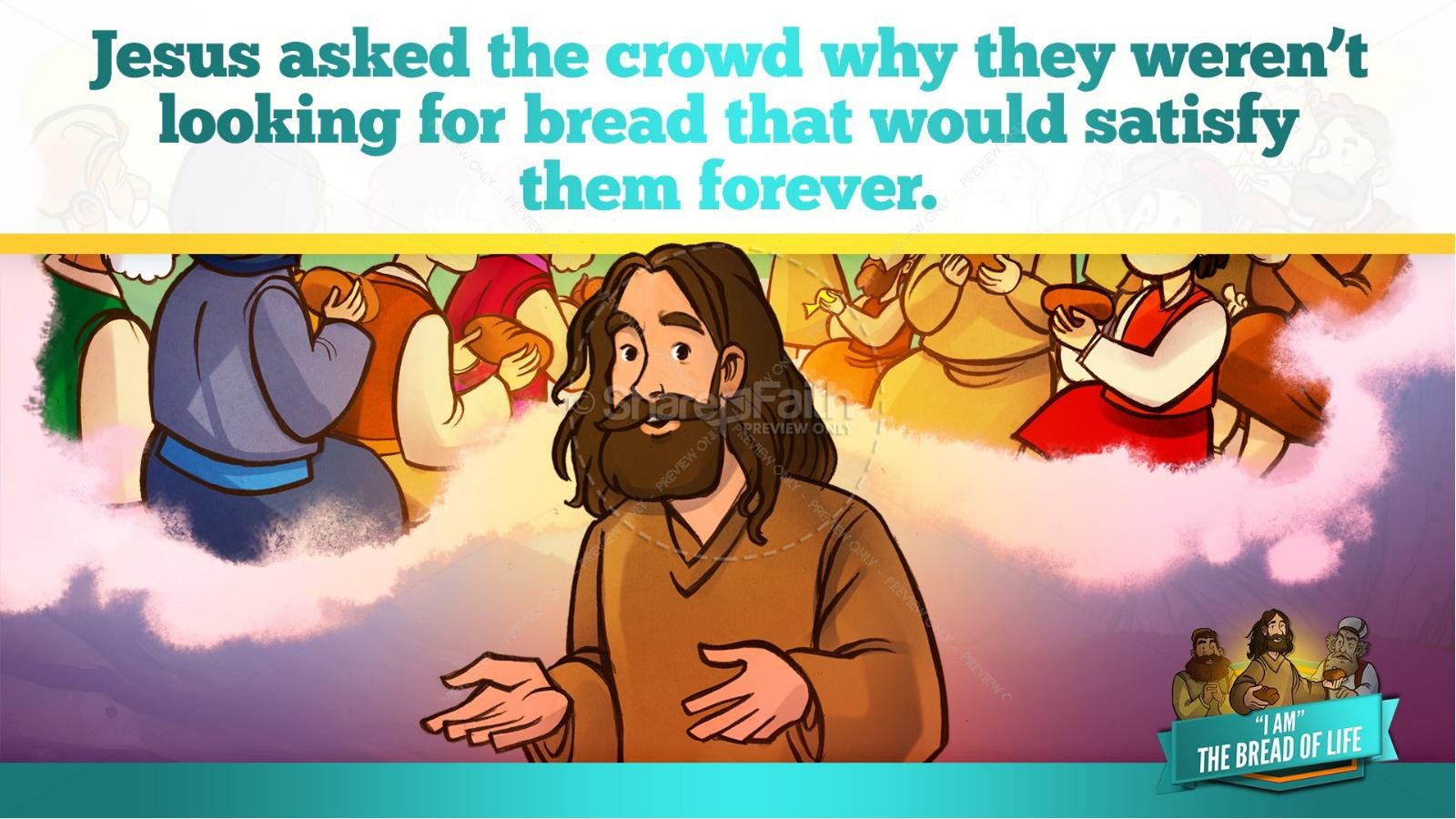 John 6 Bread of Life Kids Bible Stories | slide 20