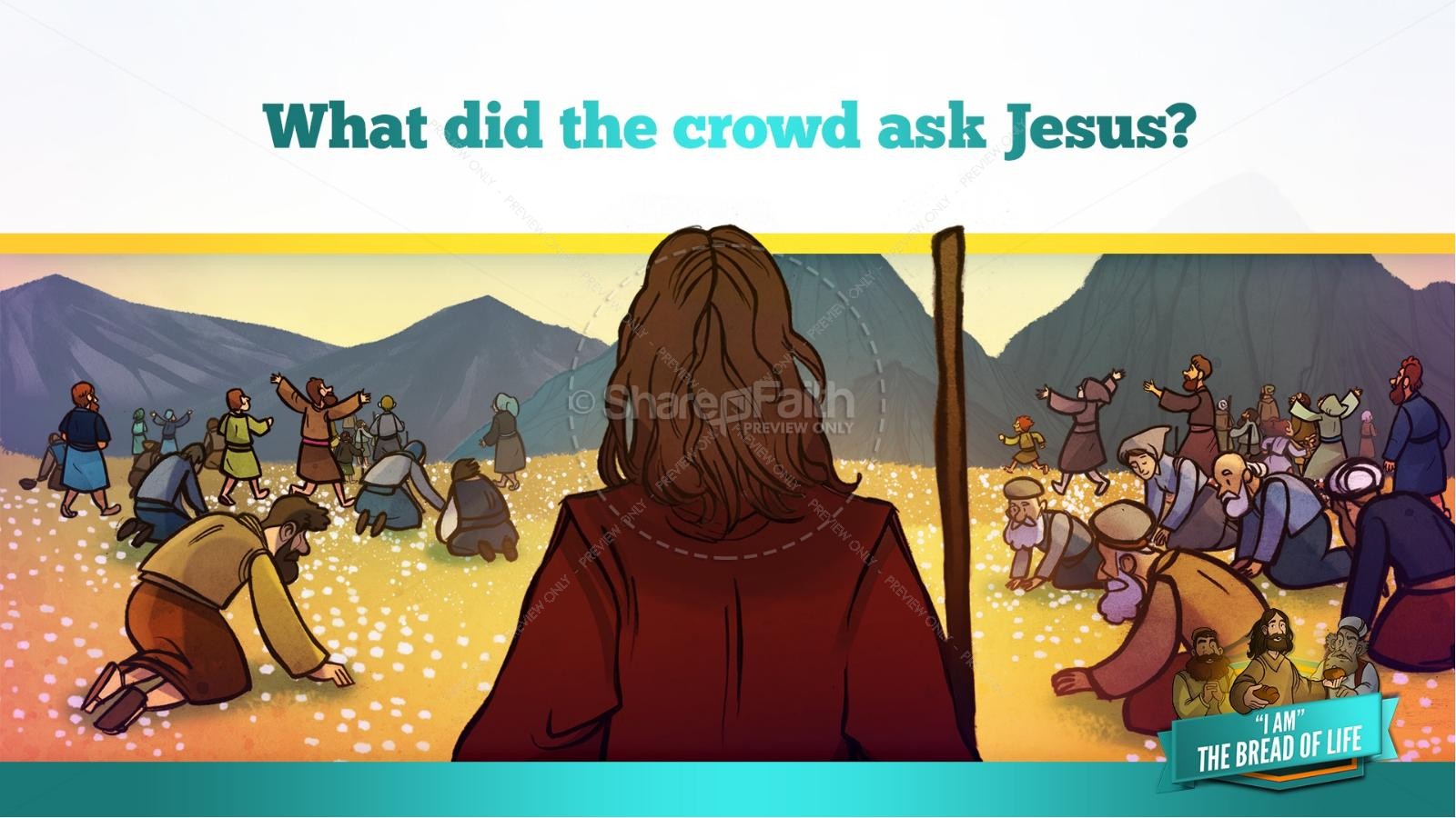 John 6 Bread of Life Kids Bible Stories | slide 27