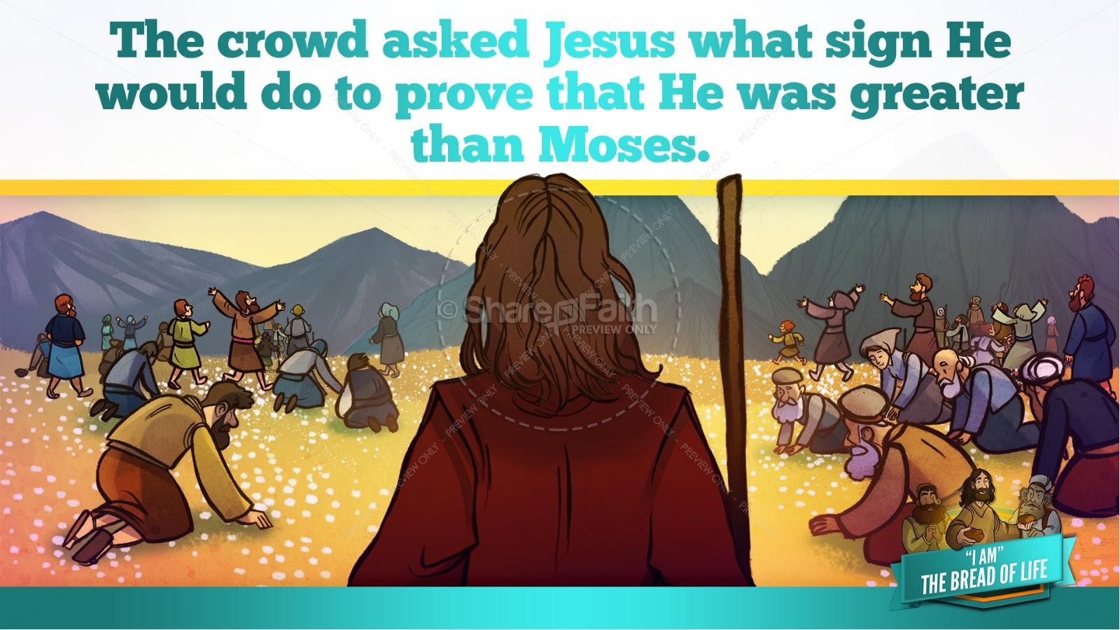 John 6 Bread of Life Kids Bible Stories | slide 28