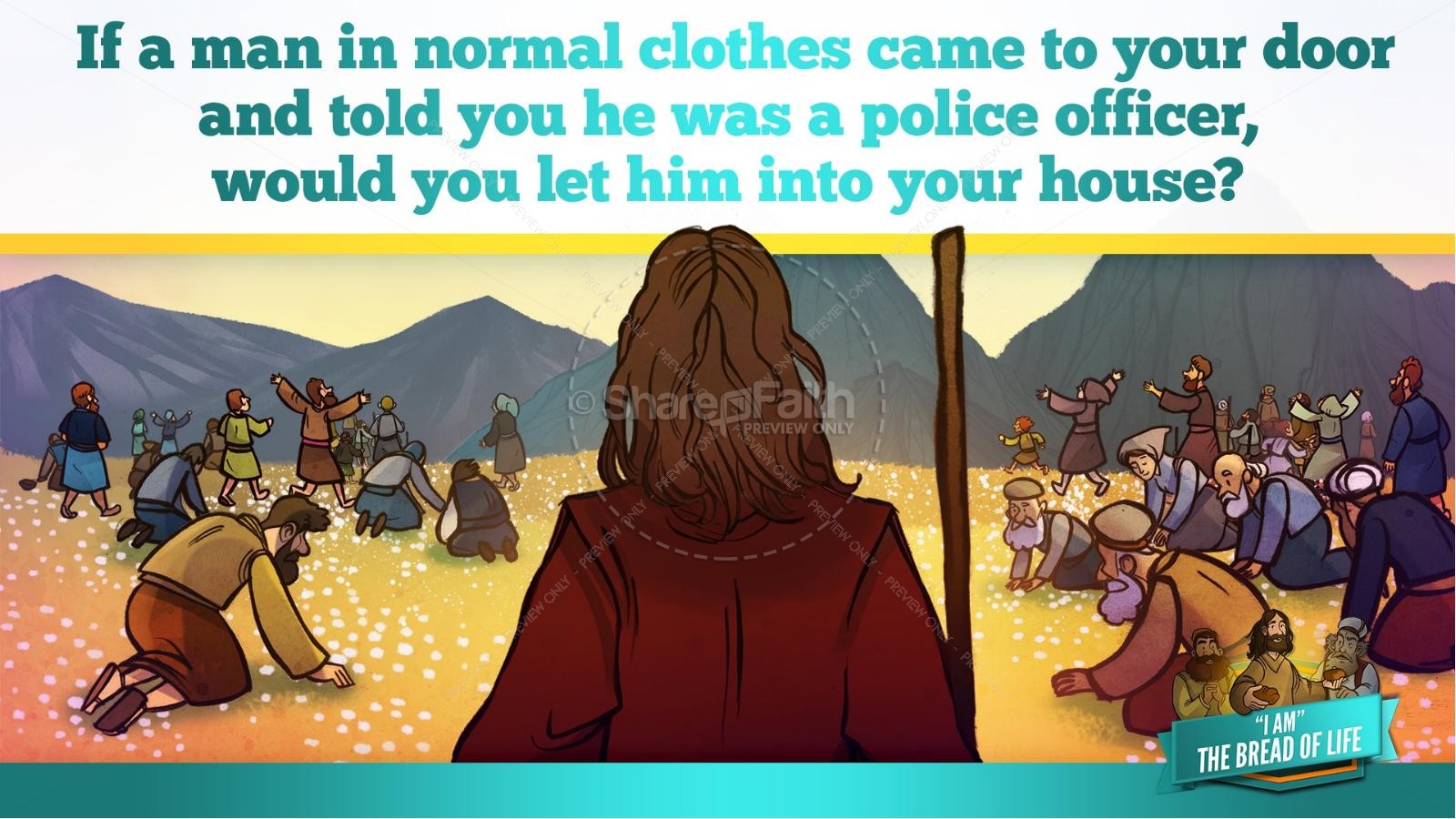 John 6 Bread of Life Kids Bible Stories | slide 29