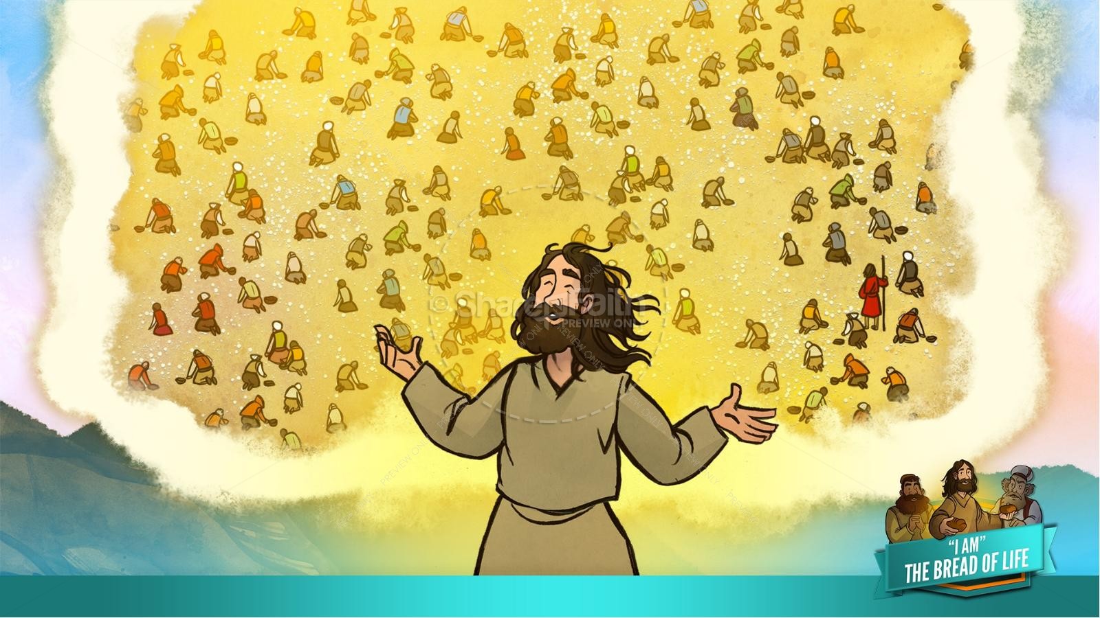 John 6 Bread of Life Kids Bible Stories | slide 30