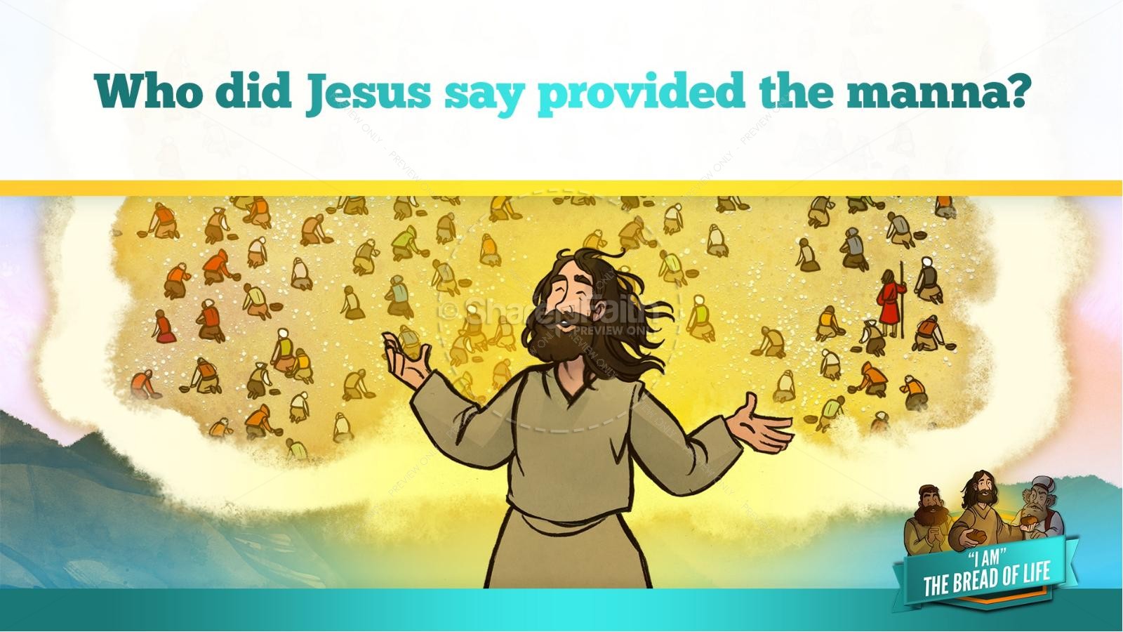 John 6 Bread of Life Kids Bible Stories | slide 31