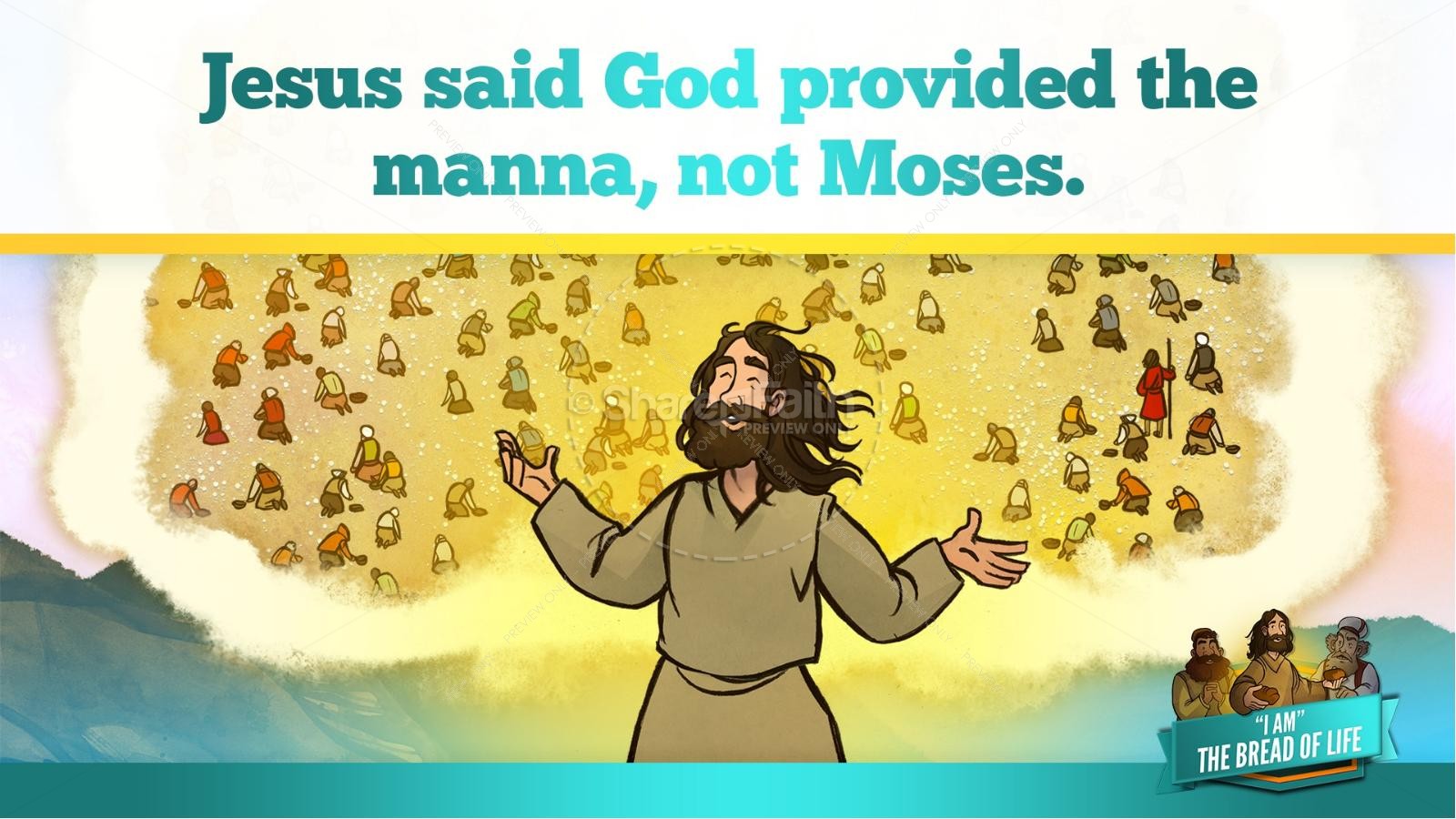 John 6 Bread of Life Kids Bible Stories | slide 32