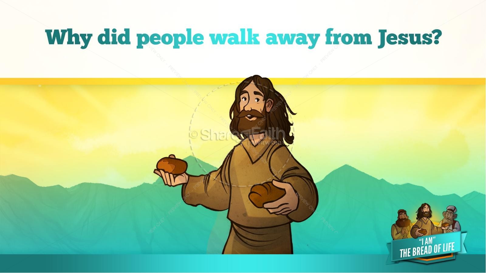 John 6 Bread of Life Kids Bible Stories | slide 35