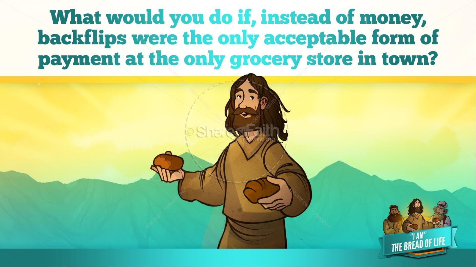 John 6 Bread of Life Kids Bible Stories | slide 37