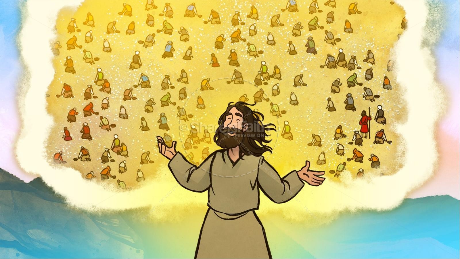 John 6 Bread of Life Kids Bible Stories | slide 7