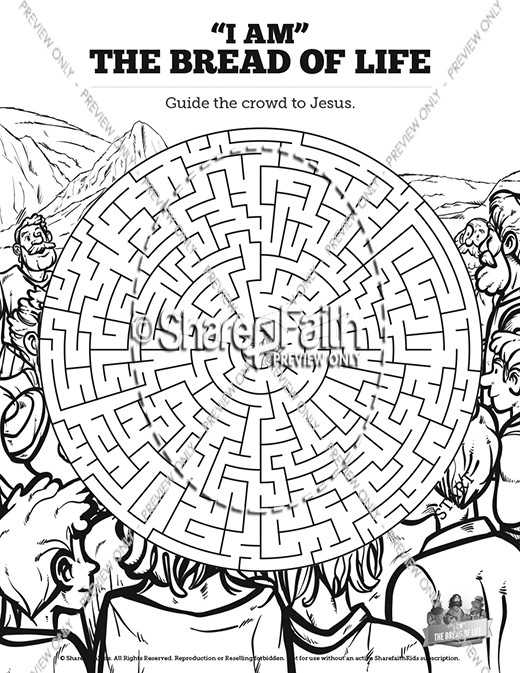 jesus is manna from heaven coloring pages