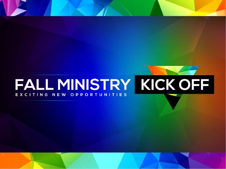 Fall Ministry Kick Off Church PowerPoint