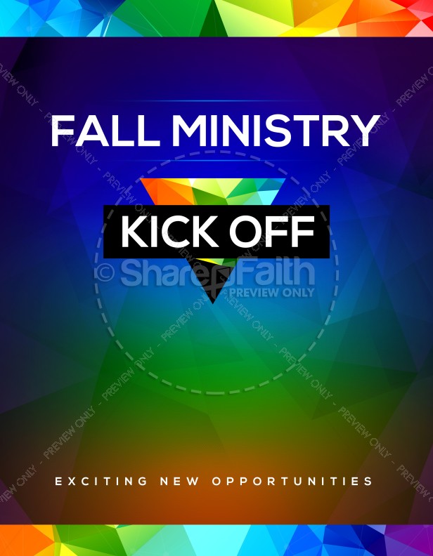 Fall Ministry Kick Off Church Flyer Template Thumbnail Showcase