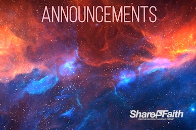 Nebula Cloud Announcement Video Loop