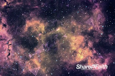 Galaxy Nebula Worship Motion Loop