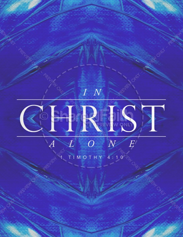 In Christ Alone Church Flyer Template Thumbnail Showcase