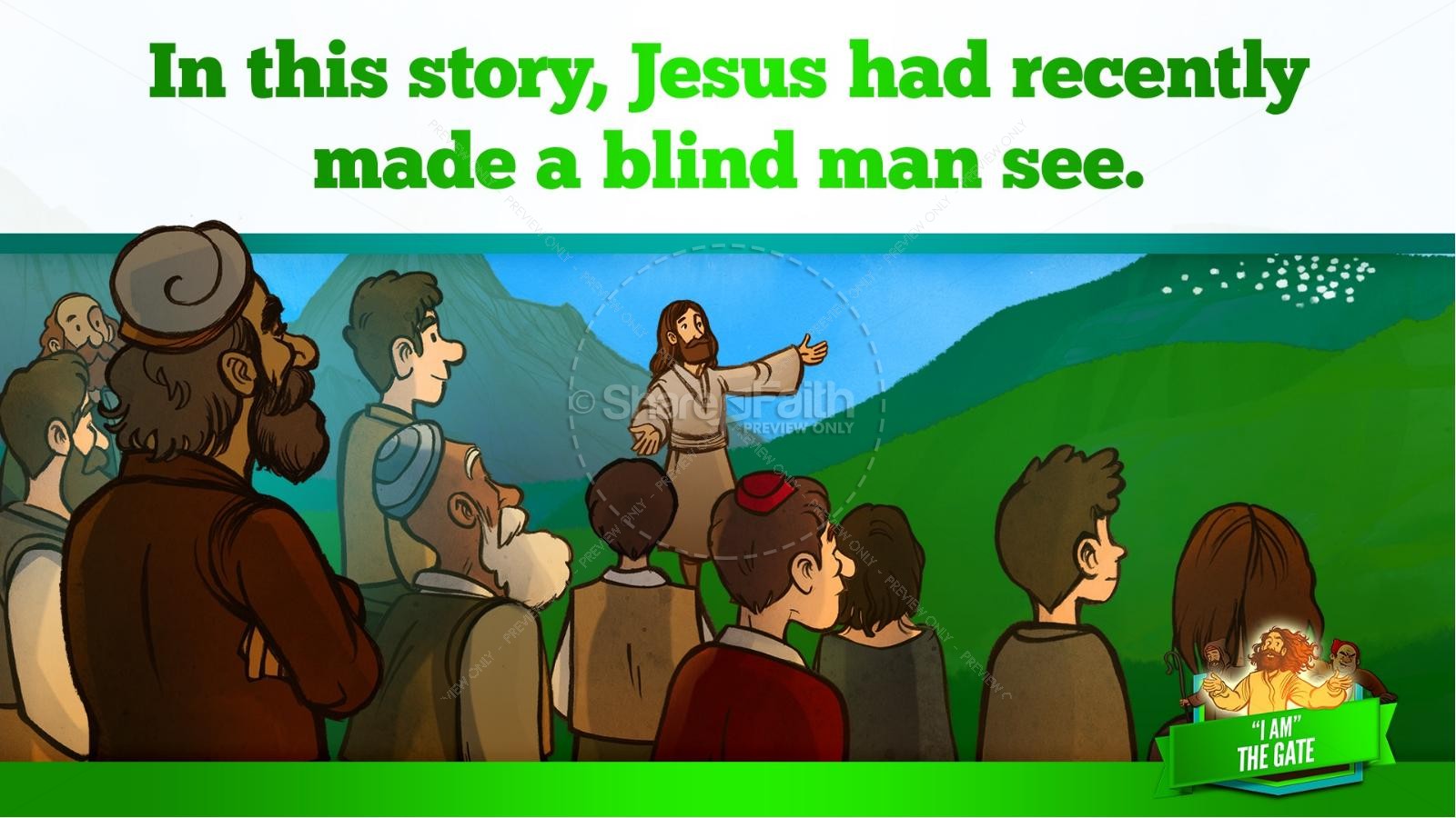 John 10 I am the Door Kids Bible Story | slide 12