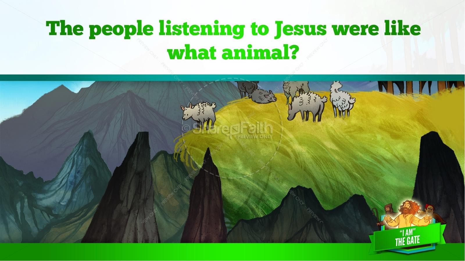 John 10 I am the Door Kids Bible Story | slide 15