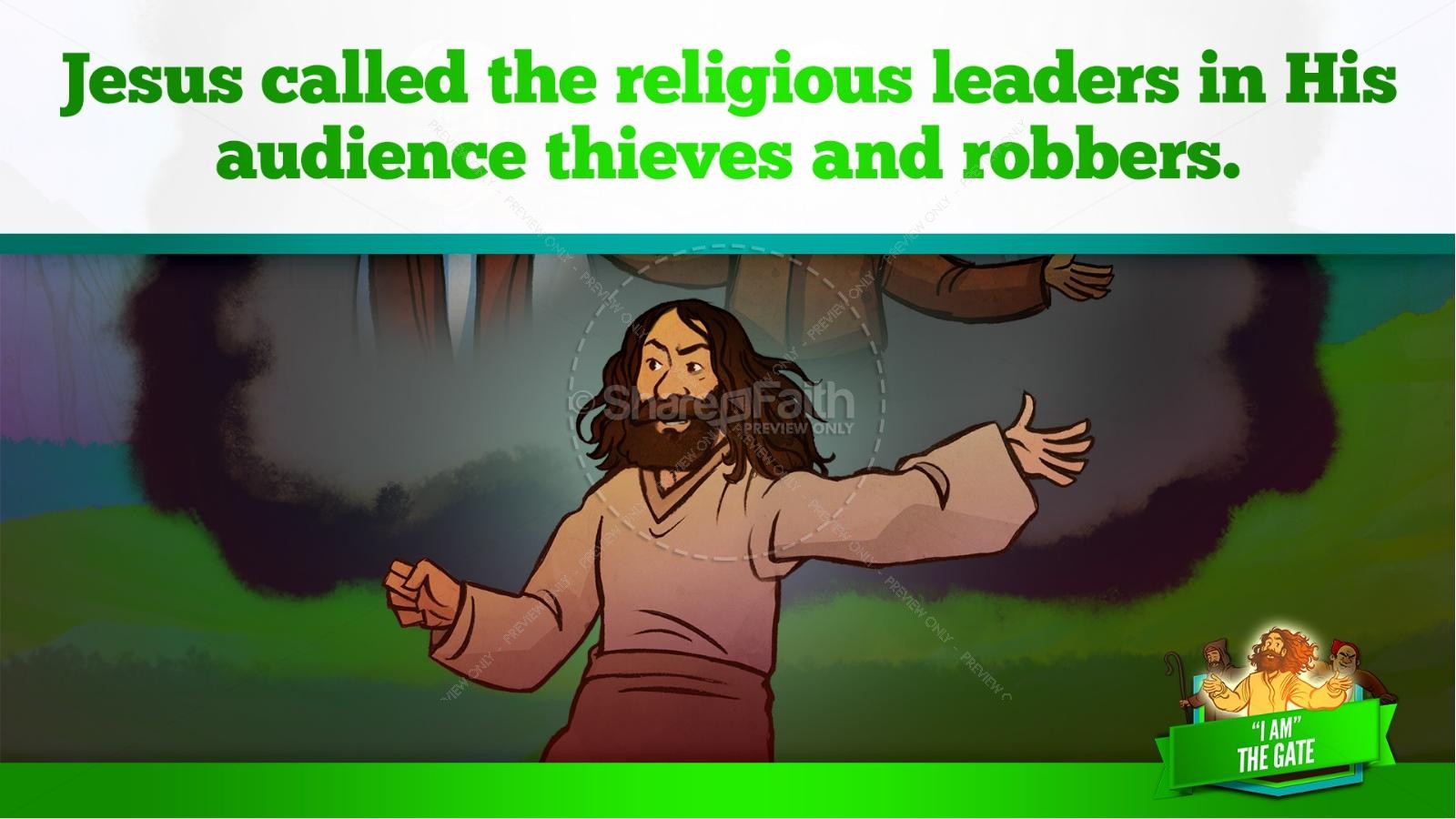 John 10 I am the Door Kids Bible Story Thumbnail 32