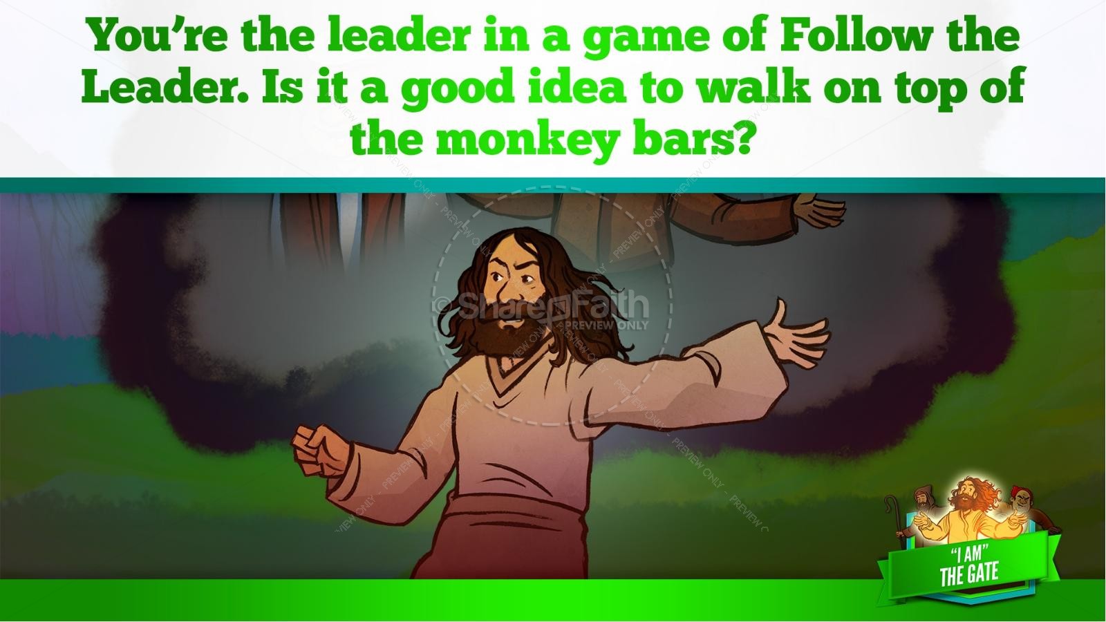 John 10 I am the Door Kids Bible Story | slide 33