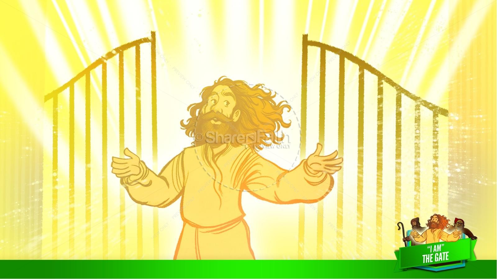 John 10 I am the Door Kids Bible Story Thumbnail 34