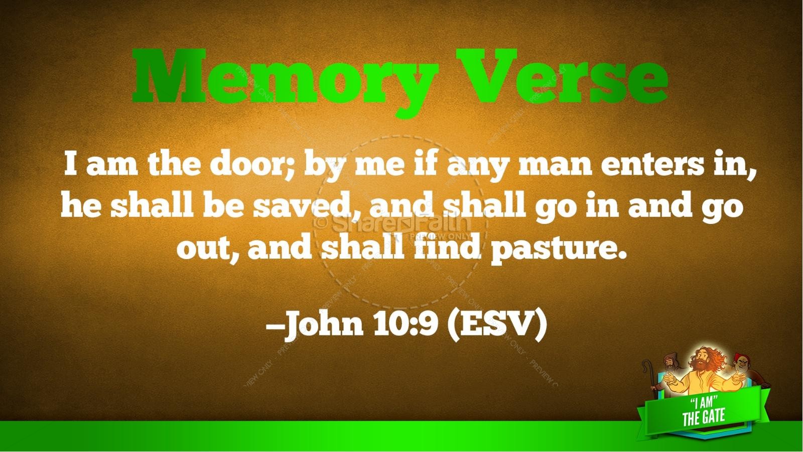 John 10 I am the Door Kids Bible Story | slide 39