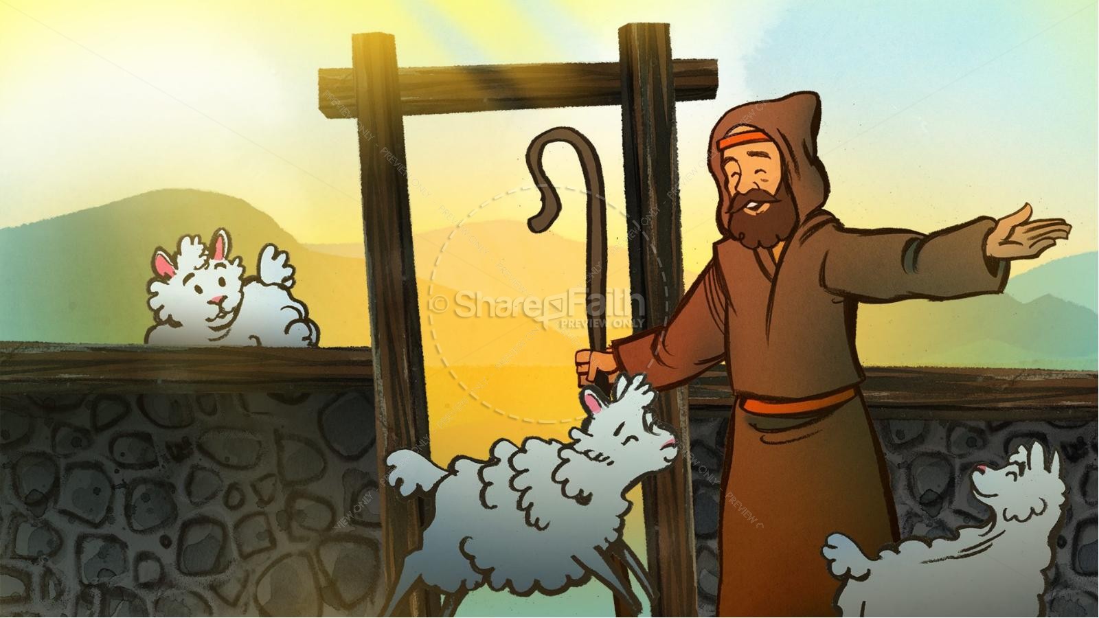 John 10 I am the Door Kids Bible Story Thumbnail 6