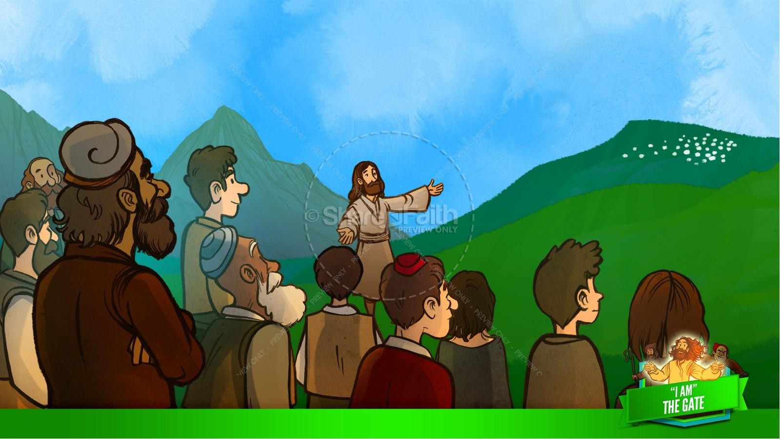 John 10 I am the Door Kids Bible Story