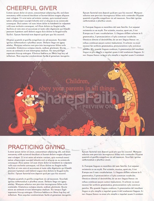 Trunk or Treat Harvest Festival Newsletter Template | page 2