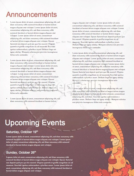 Trunk or Treat Harvest Festival Newsletter Template | page 4
