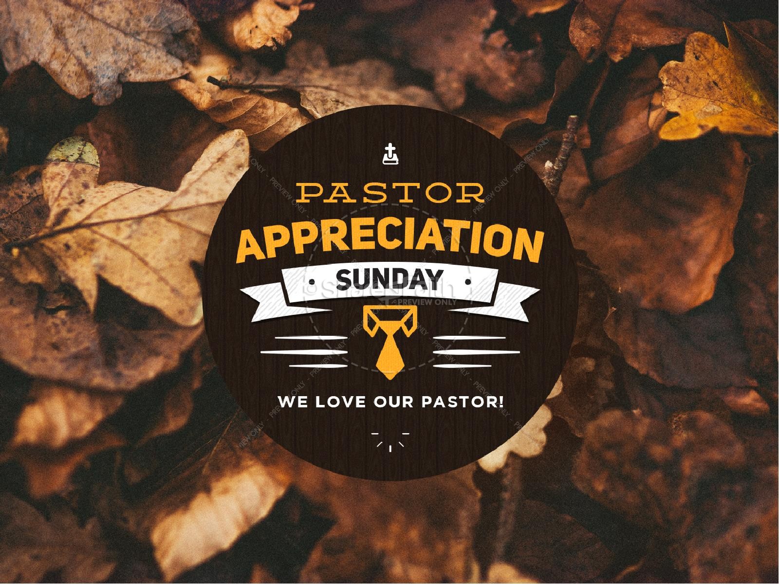 Pastor Appreciation Day Fall PowerPoint Thumbnail 1