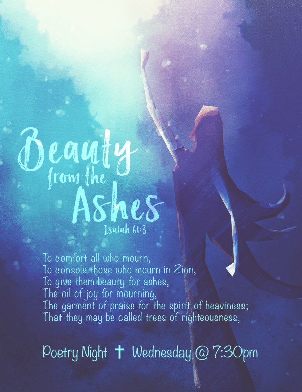 Beauty From The Ashes Church Flyer Template