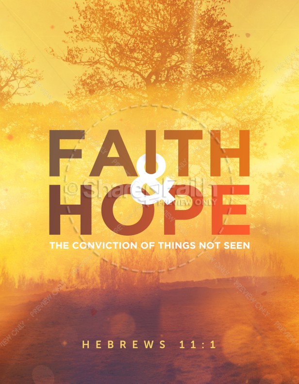 Faith and Hope Church Flyer Thumbnail Showcase