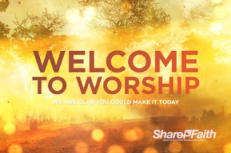 Faith and Hope Welcome Motion Loop | Church Motion Graphics