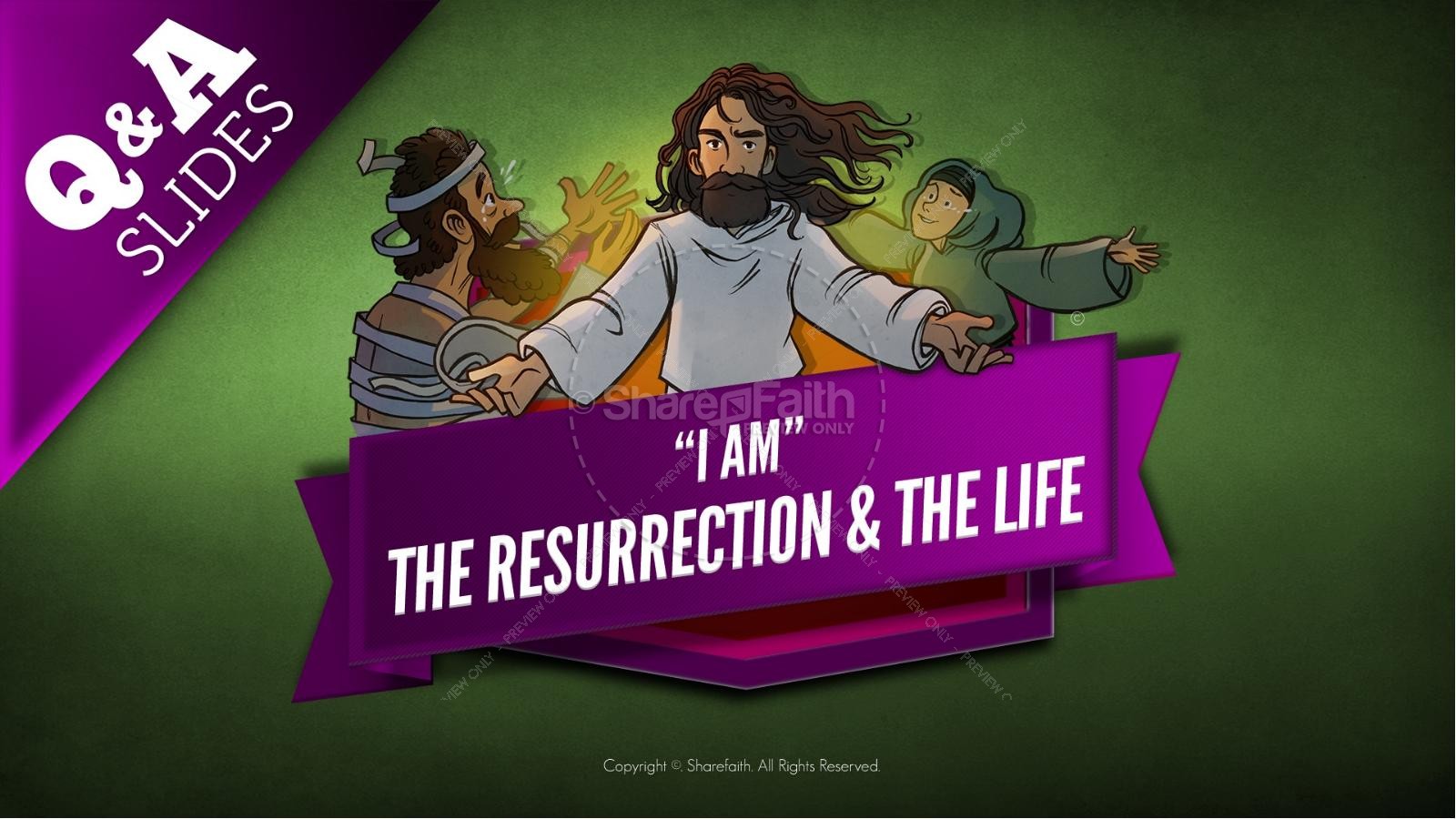 John 11 I am the Resurrection and the Life Kids Bible Story Thumbnail 9