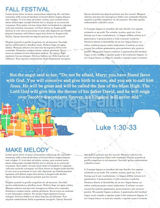 All I Want For Christmas Church Newsletter | page 2