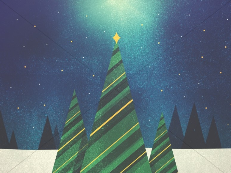Merry Christmas Tree Christian Wallpaper Thumbnail Showcase