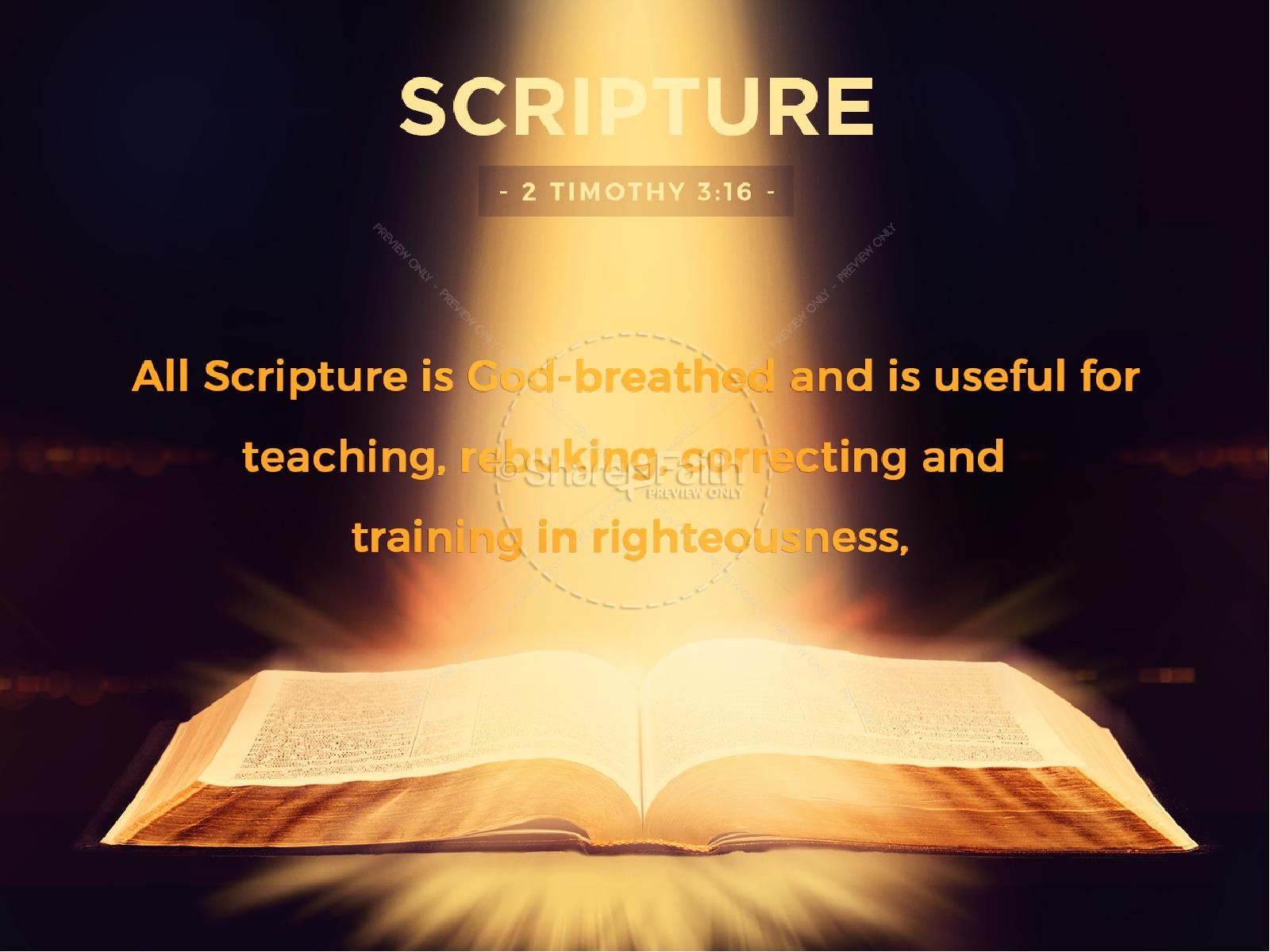 The Word of God Bible PowerPoint Thumbnail 4