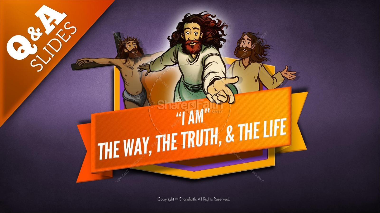 John 14 The Way the Truth and the Life Kids Bible Story | slide 1