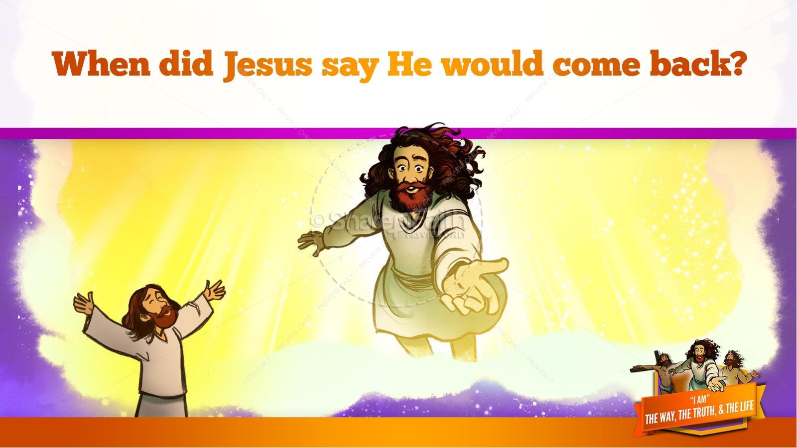 John 14 The Way the Truth and the Life Kids Bible Story | slide 23