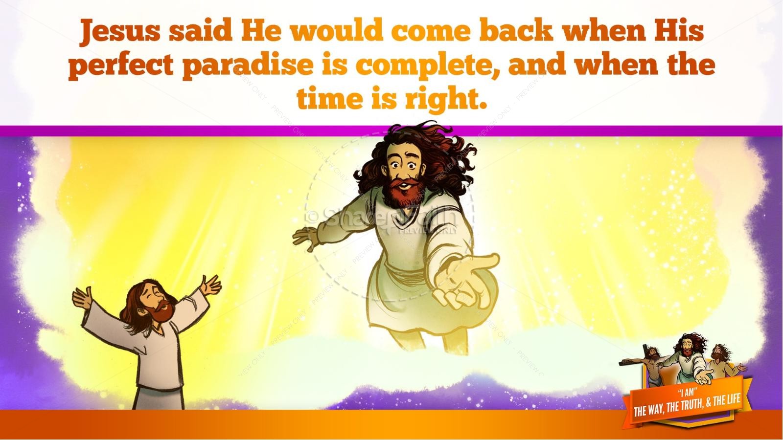 John 14 The Way the Truth and the Life Kids Bible Story | slide 24