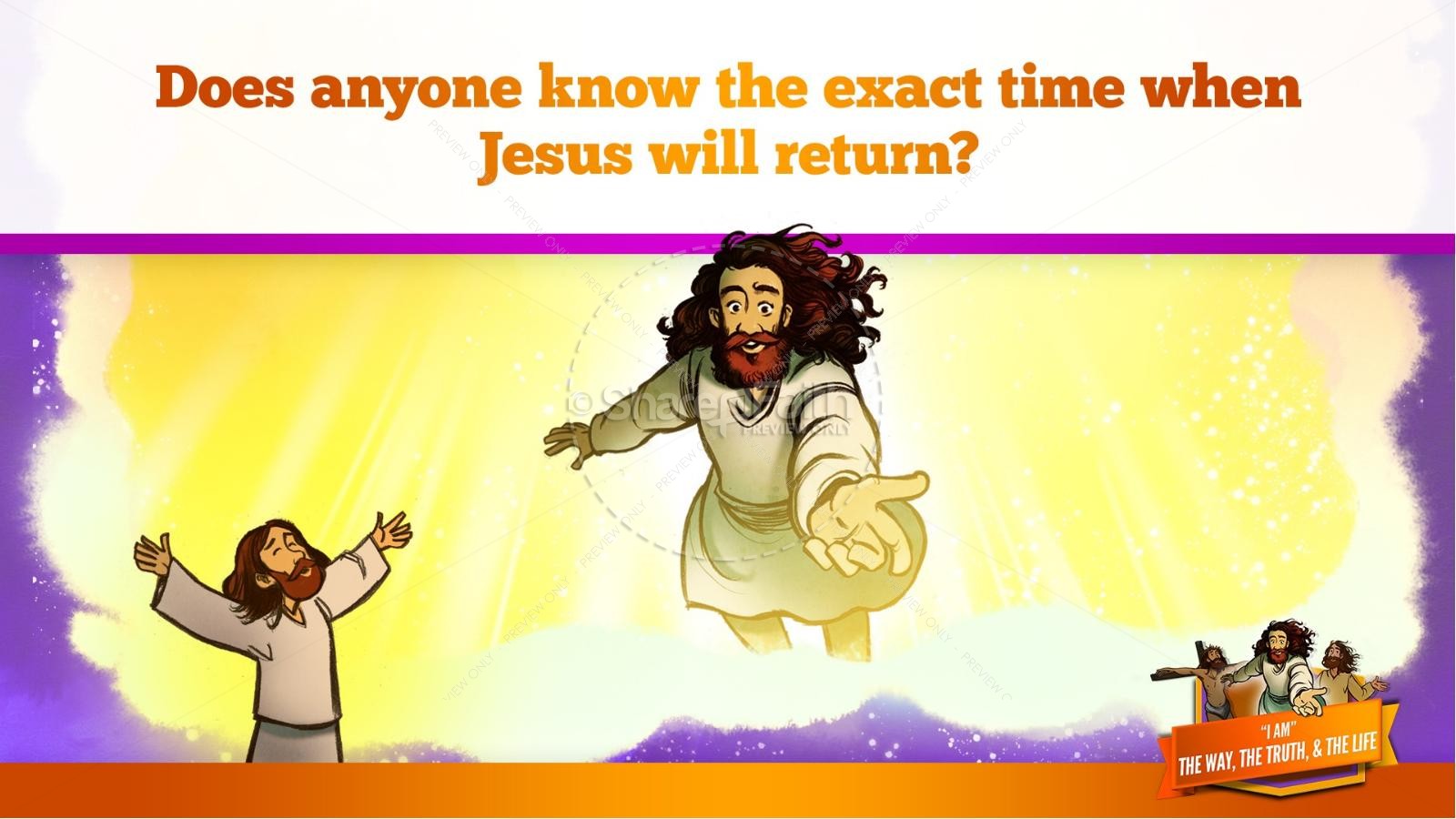 John 14 The Way the Truth and the Life Kids Bible Story | slide 25