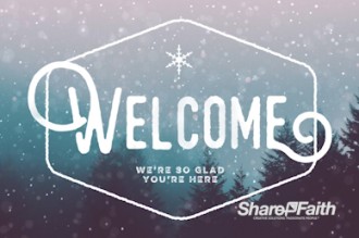 Christian Merry Christmas Welcome Video | Church Motion Graphics