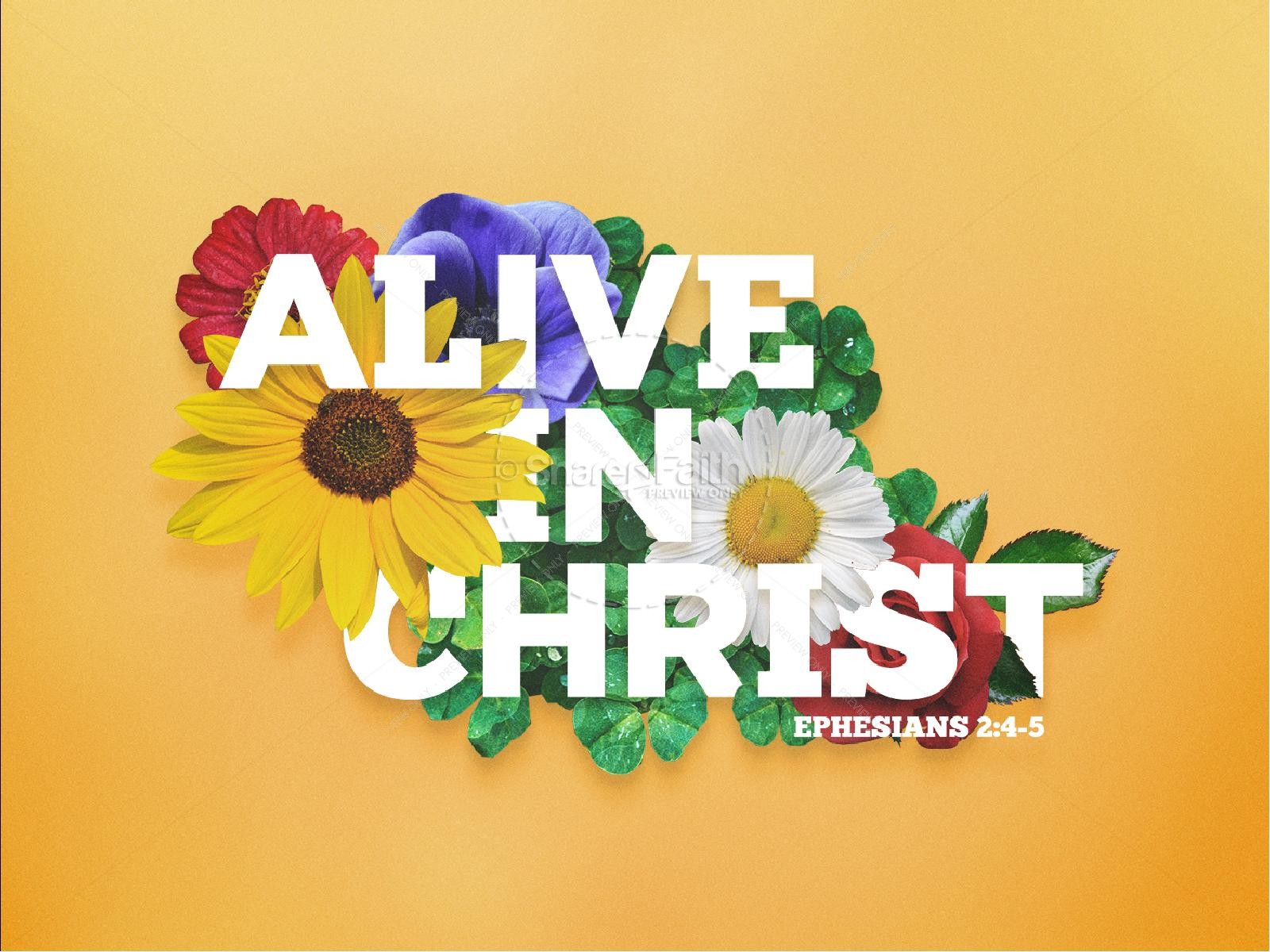 Alive in Christ Sermon PowerPoint