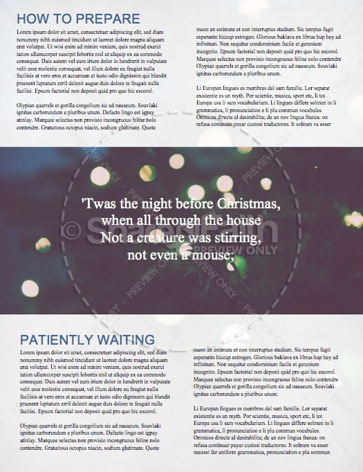 Christmas Tree Lights Church Newsletter | page 2
