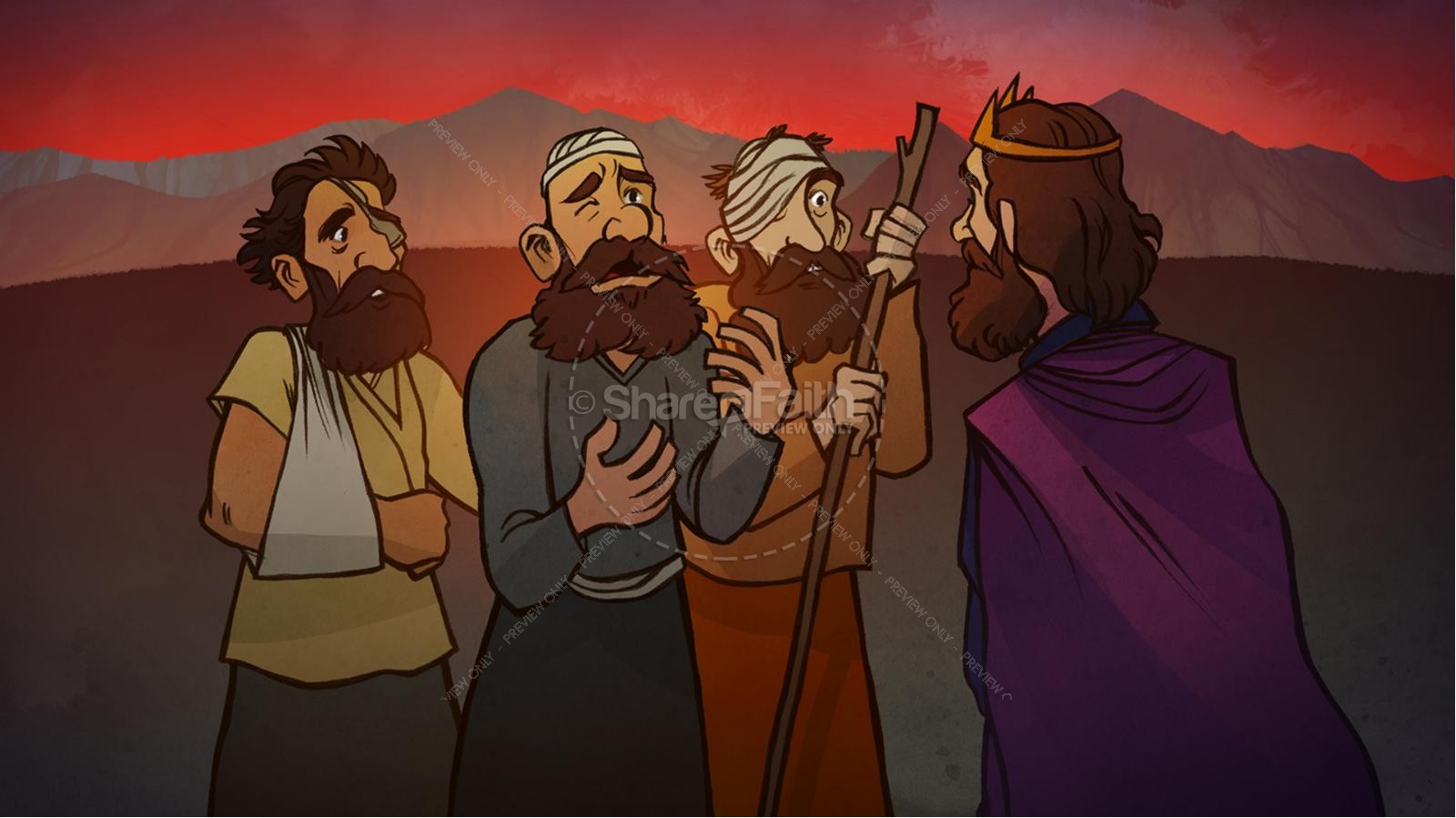 2 Chronicles 20 Give Thanks to the Lord Kids Bible Story Thumbnail 2