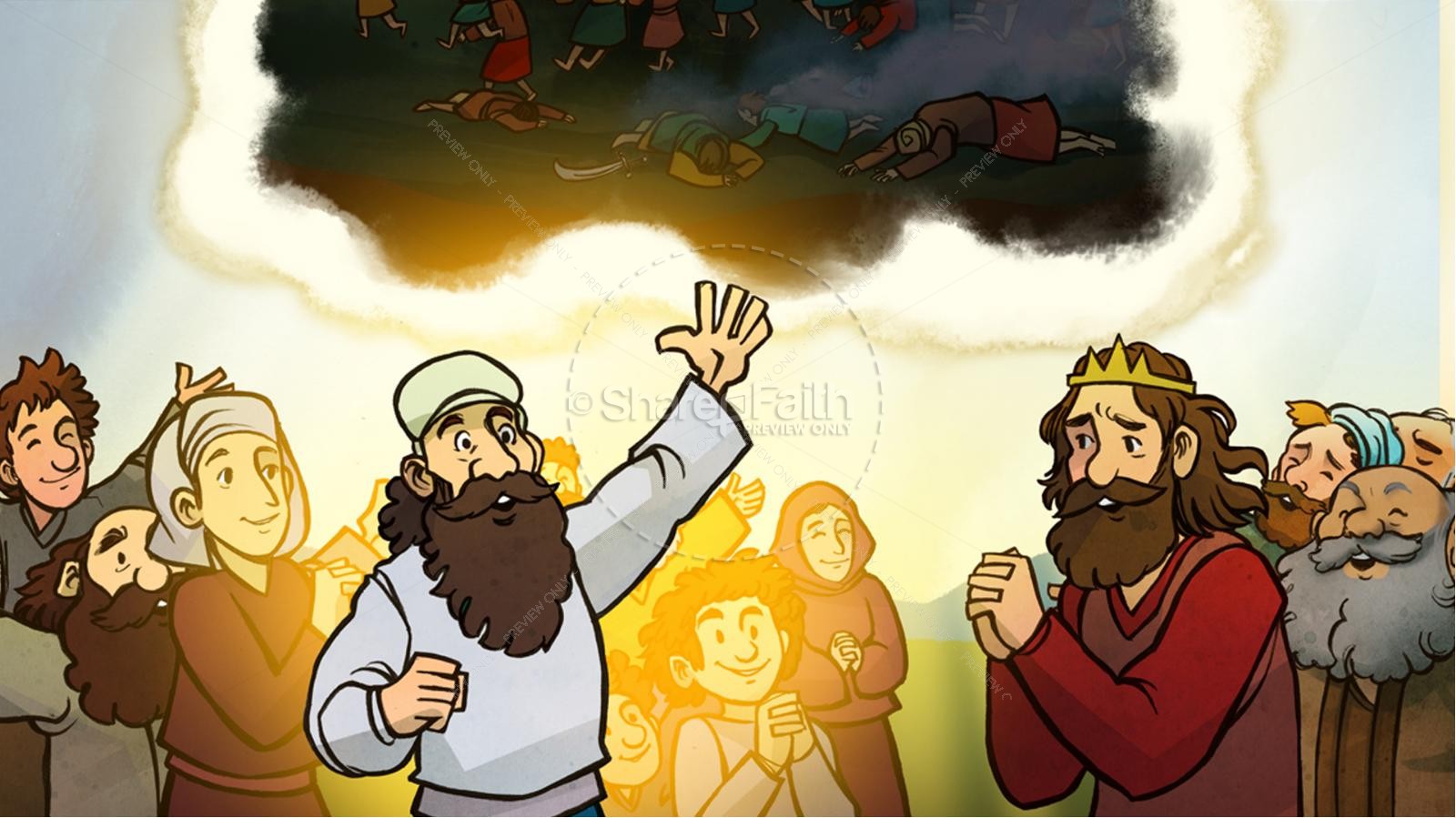 2 Chronicles 20 Give Thanks to the Lord Kids Bible Story Thumbnail 4