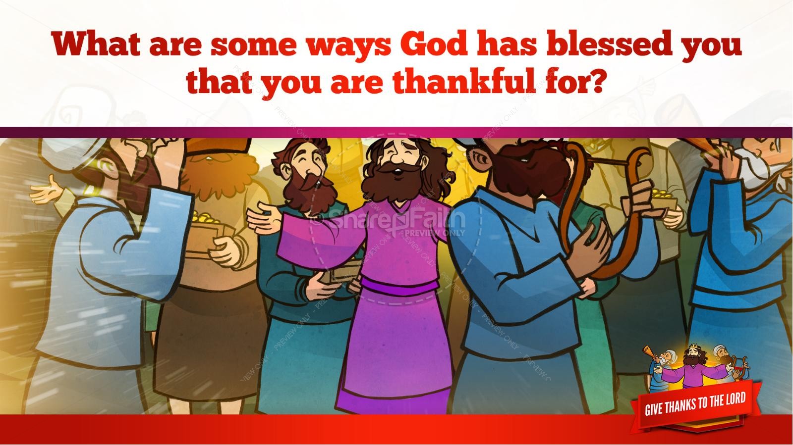 2 Chronicles 20 Give Thanks to the Lord Kids Bible Story Thumbnail 37