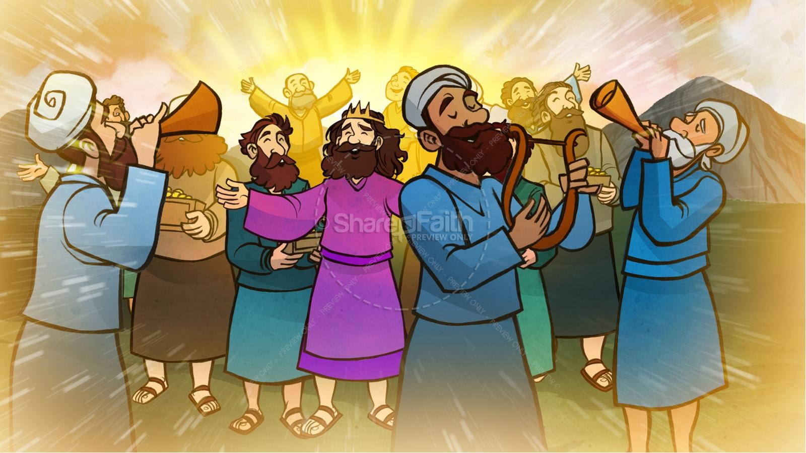 2 Chronicles 20 Give Thanks to the Lord Kids Bible Story Thumbnail 8