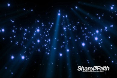 Blue Falling Light Beams Christmas Motion Graphic