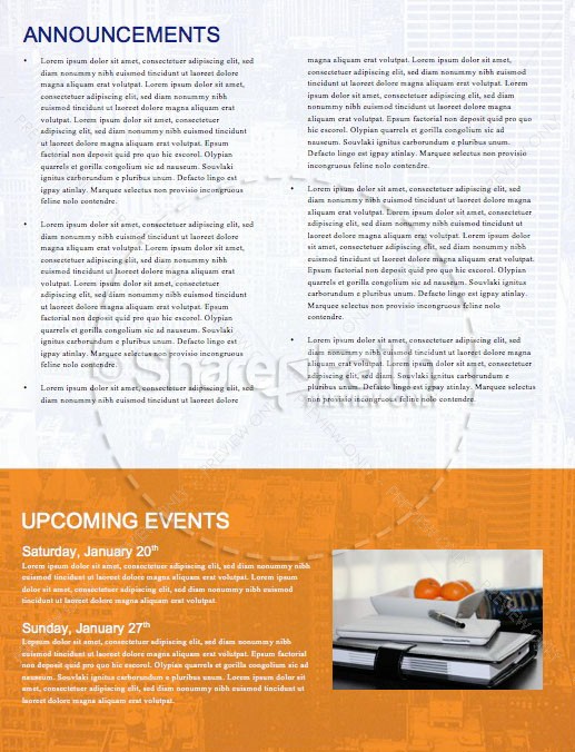Do Over Church Newsletter Template | page 4