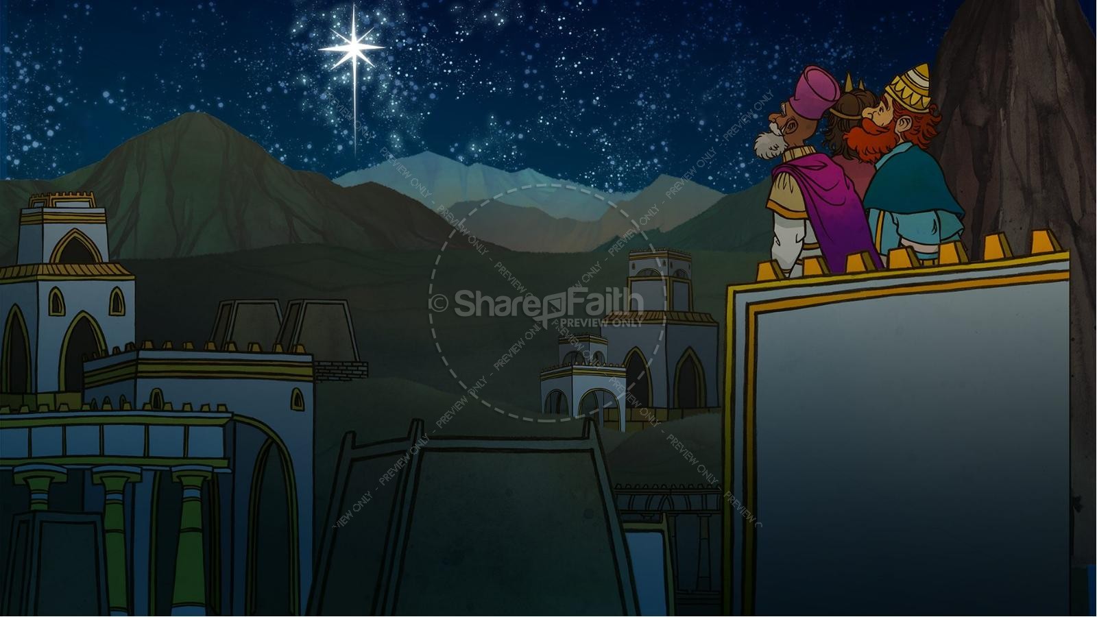 Matthew 2 Journey of the Wise Men: The Magi Christmas Story Kids Bible Lesson Thumbnail 2