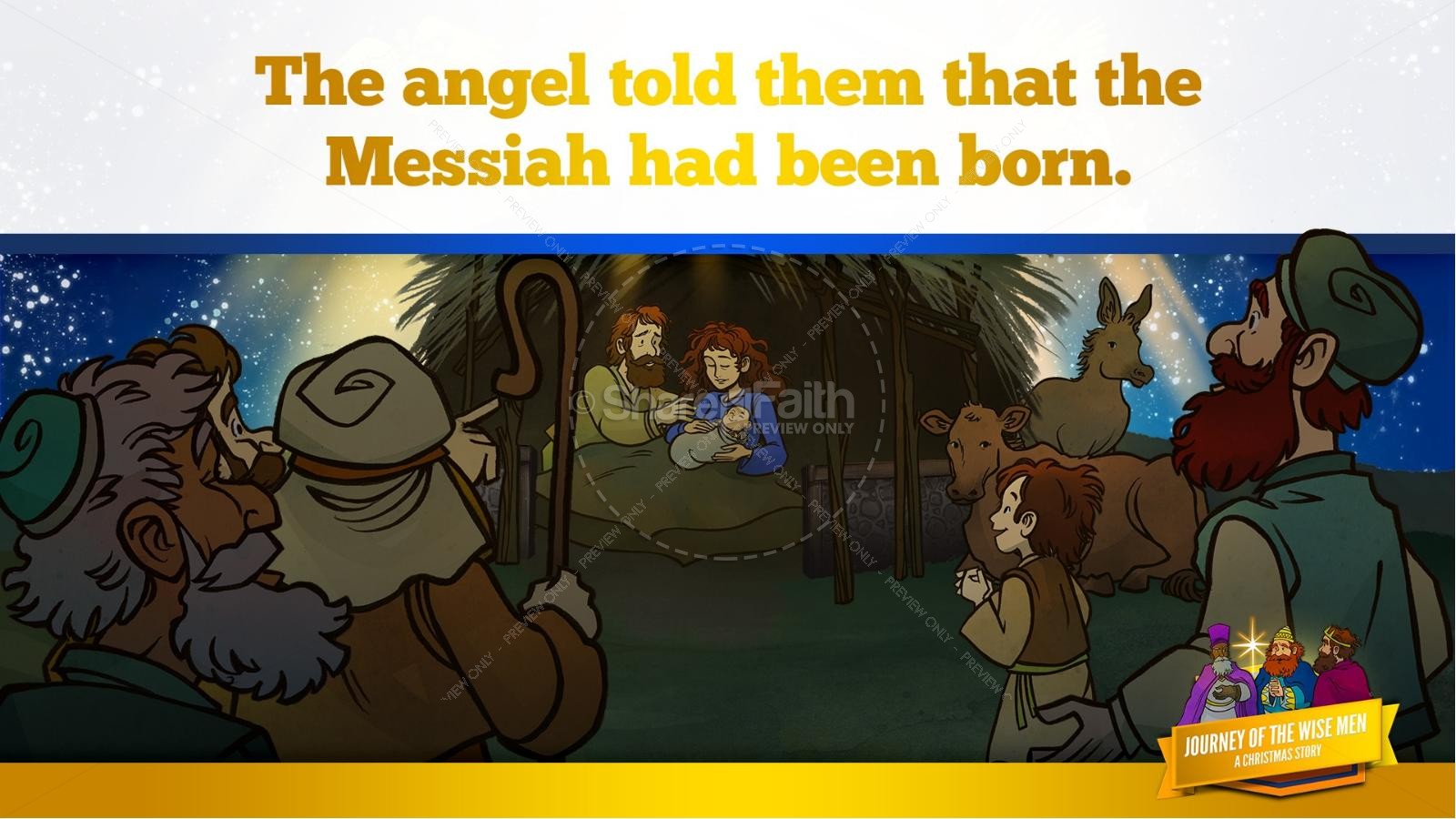 Matthew 2 Journey of the Wise Men: The Magi Christmas Story Kids Bible Lesson Thumbnail 16